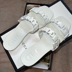 Authentic gucci slides size 36 good condition with original box and dust bag.